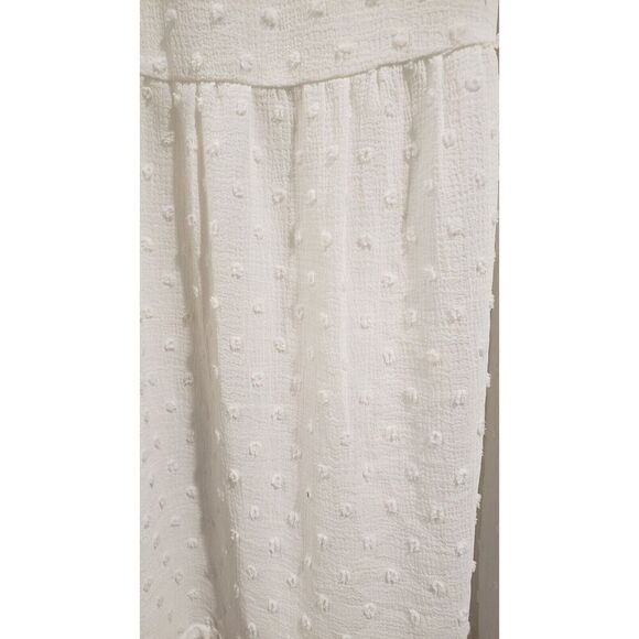 NWT CeCe Soft Ecru Eyelet Dress Long Puff Sleeve Size 2XL MSRP $99 - Picture 7 of 10